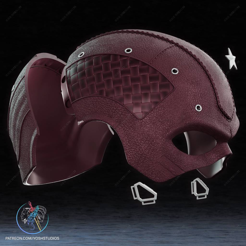 P站图纸印象馆 Yosh 漫威 红色守卫者的头盔 Yosh 漫威 红色守卫者的头盔