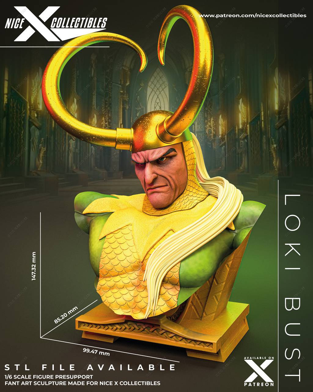 P站图纸印象馆 Nice X Collectibles 漫威 洛基 Nice X Collectibles 漫威 洛基