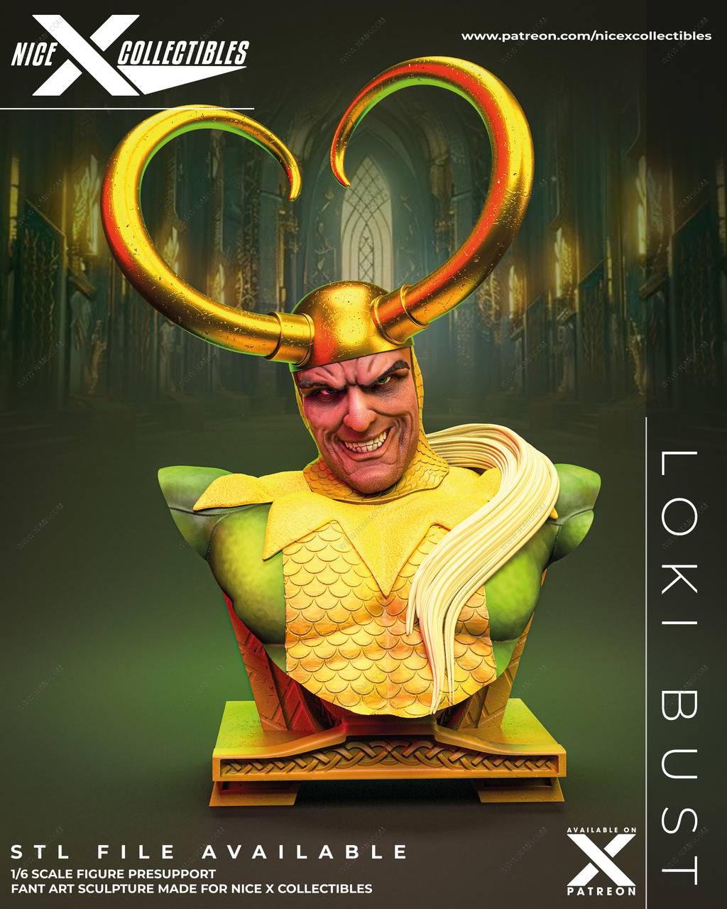 P站图纸印象馆 Nice X Collectibles 漫威 洛基 Nice X Collectibles 漫威 洛基