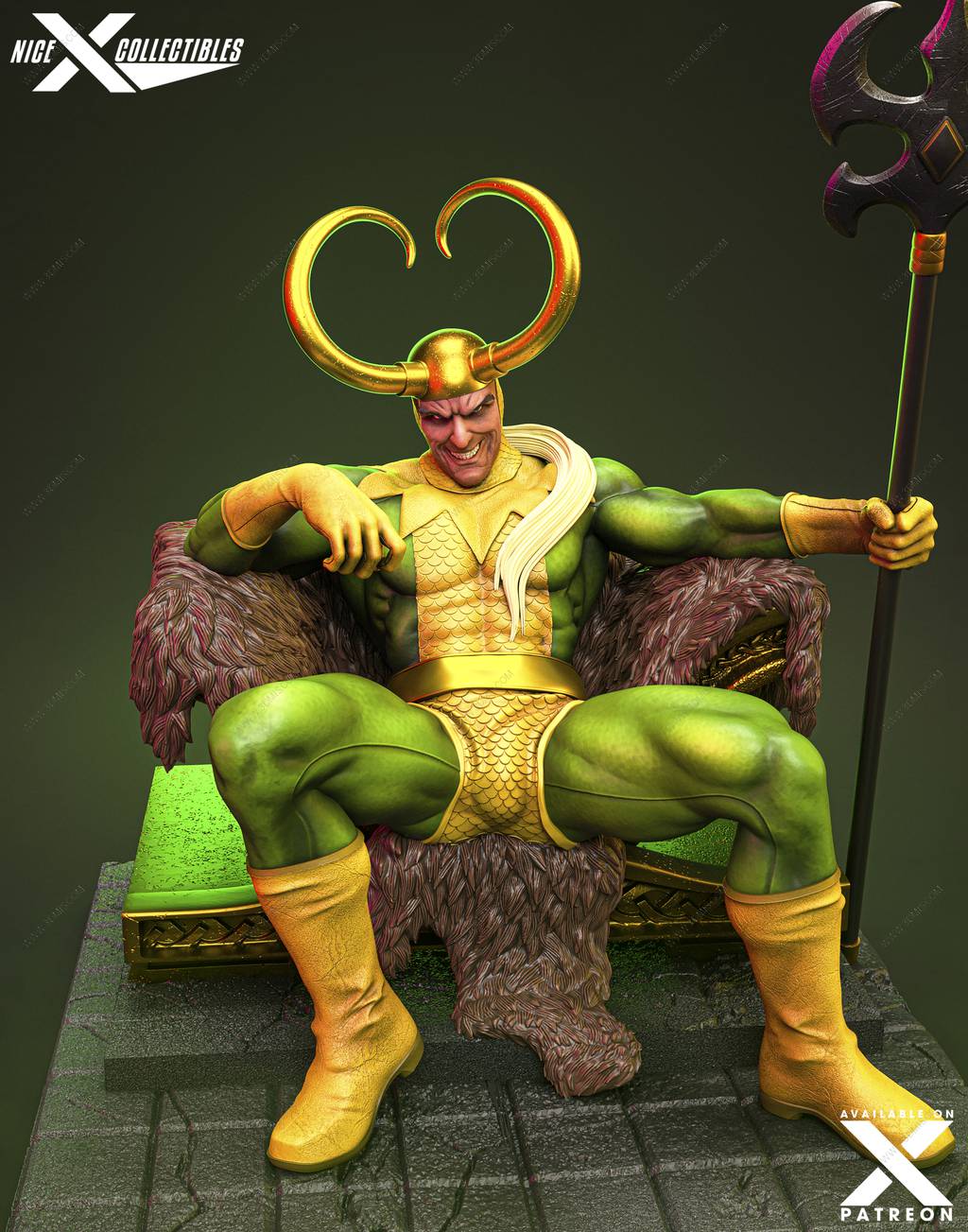 P站图纸印象馆 Nice X Collectibles 漫威 洛基 Nice X Collectibles 漫威 洛基