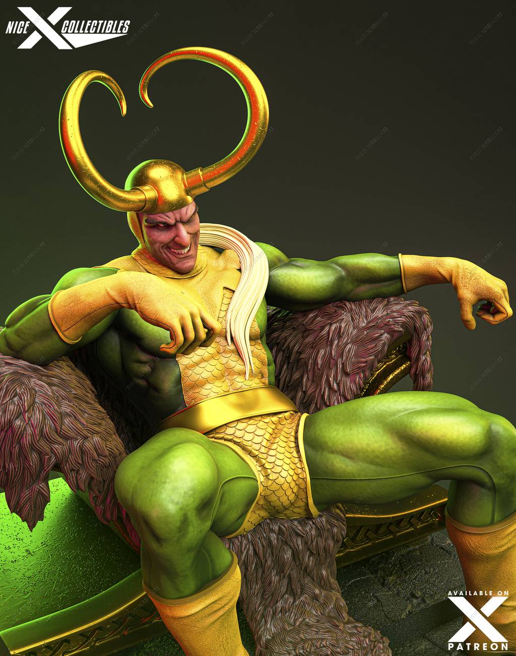 P站图纸印象馆 Nice X Collectibles 漫威 洛基 Nice X Collectibles 漫威 洛基