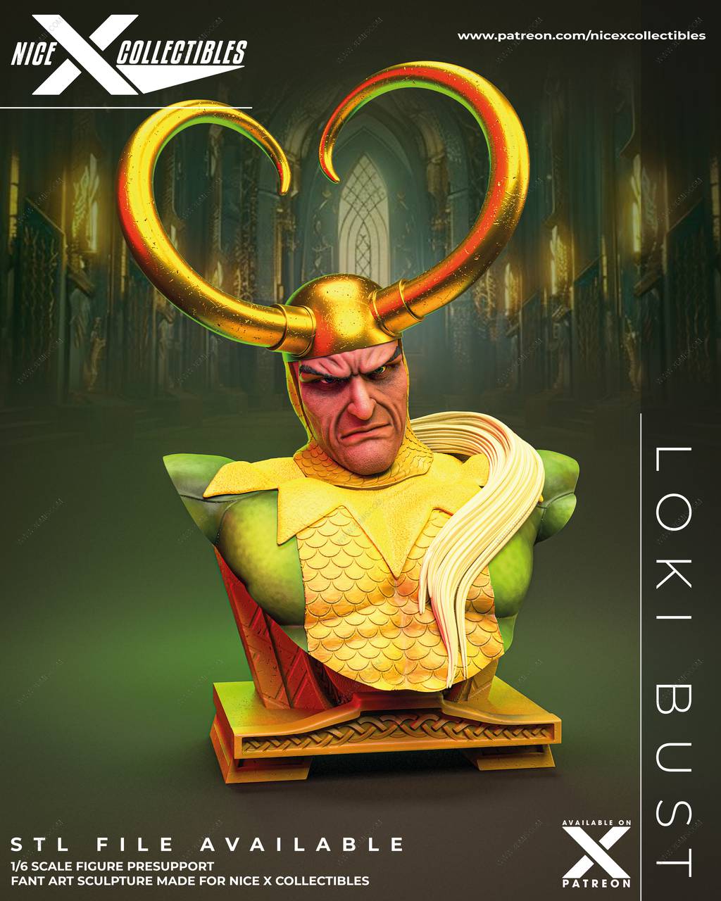 P站图纸印象馆 Nice X Collectibles 漫威 洛基 Nice X Collectibles 漫威 洛基