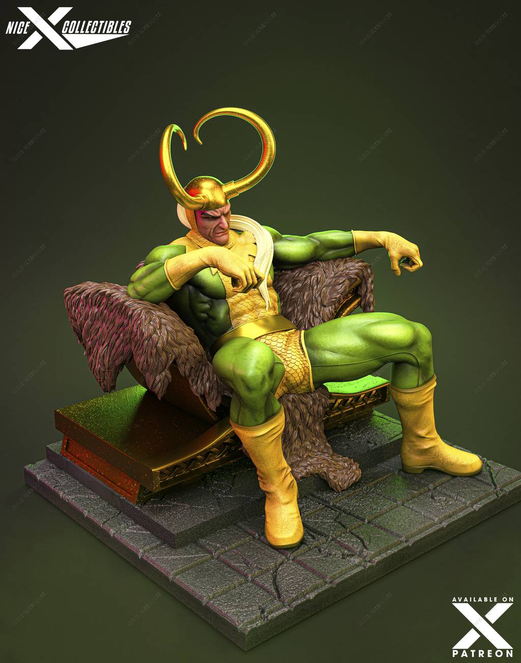 P站图纸印象馆 Nice X Collectibles 漫威 洛基 Nice X Collectibles 漫威 洛基