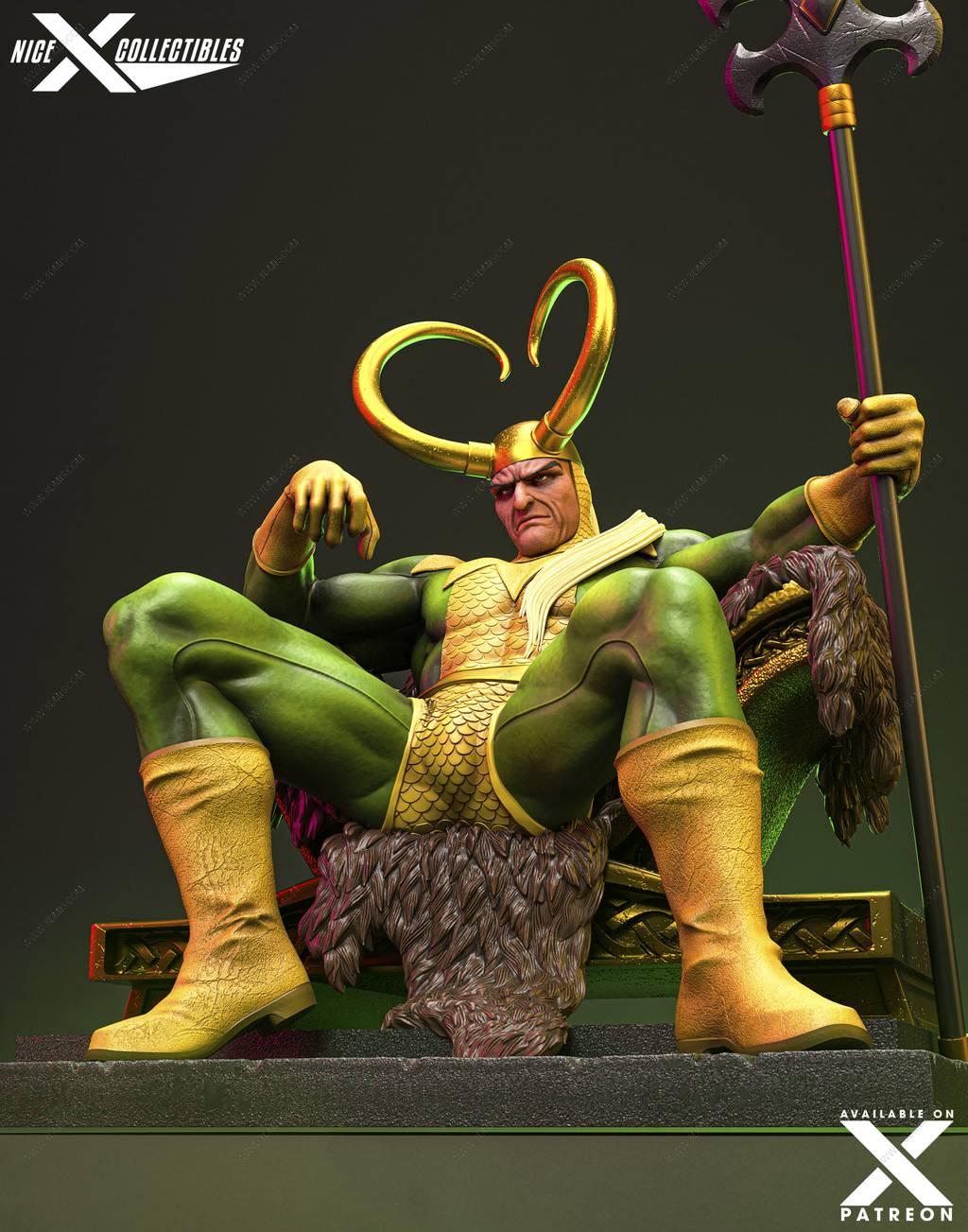 P站图纸印象馆 Nice X Collectibles 漫威 洛基 Nice X Collectibles 漫威 洛基