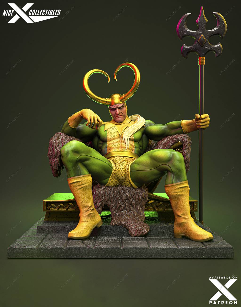 P站图纸印象馆 Nice X Collectibles 漫威 洛基 Nice X Collectibles 漫威 洛基