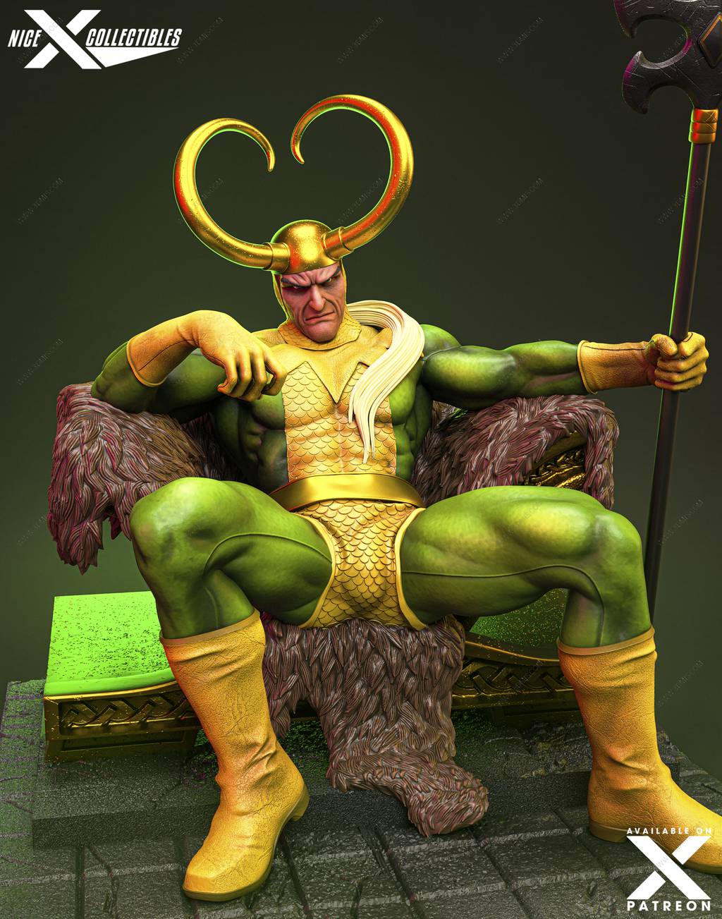 P站图纸印象馆 Nice X Collectibles 漫威 洛基 Nice X Collectibles 漫威 洛基