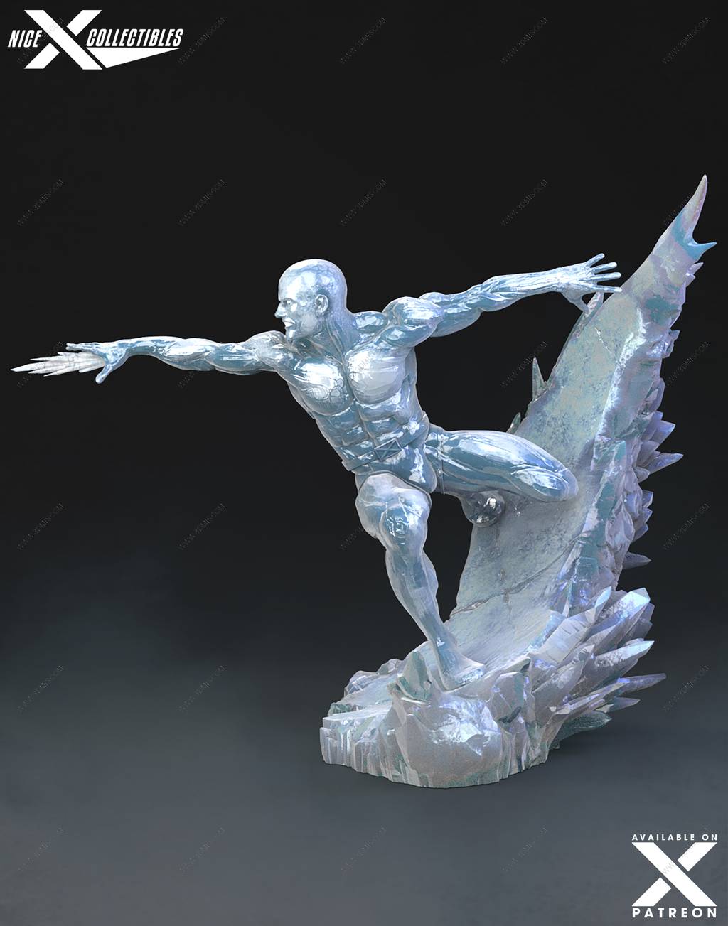P站图纸印象馆 Nice X Collectibles 漫威 冰人 Nice X Collectibles 漫威 冰人
