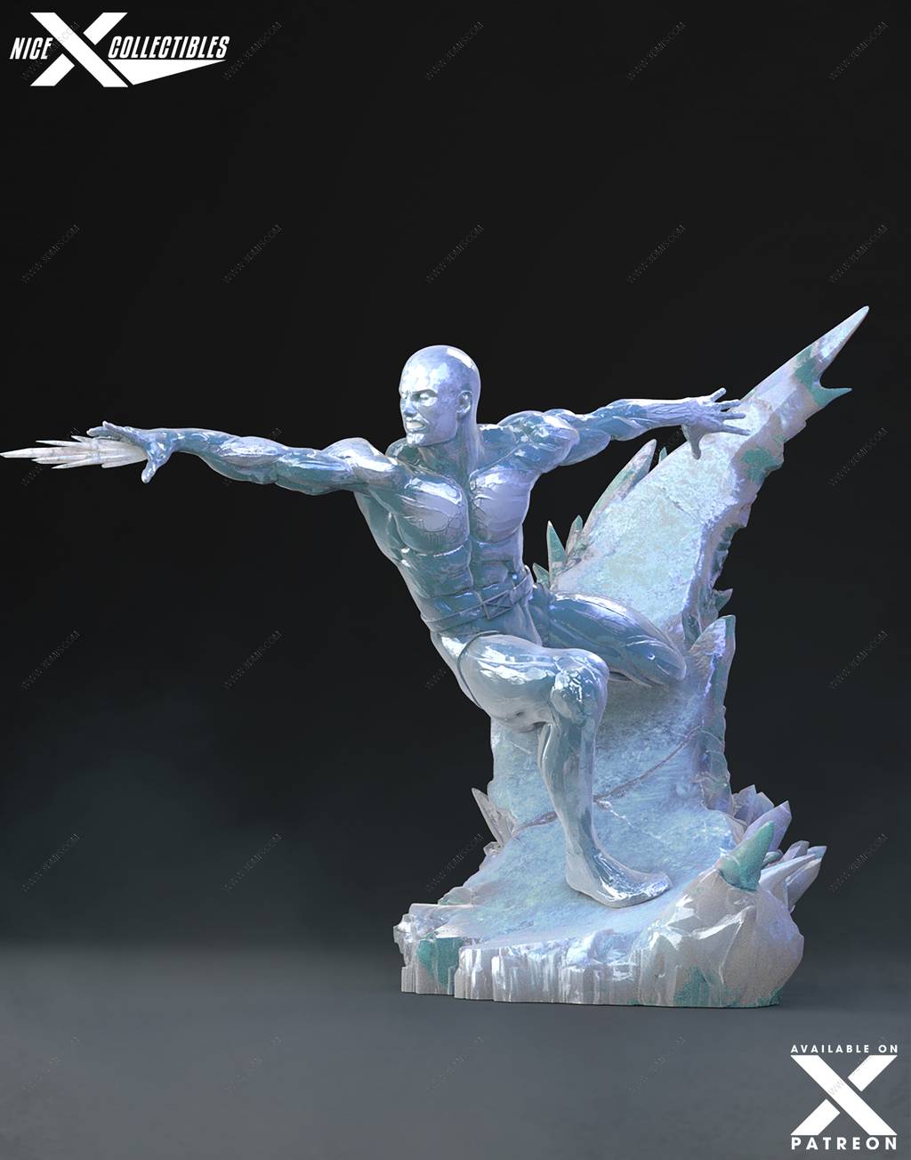 P站图纸印象馆 Nice X Collectibles 漫威 冰人 Nice X Collectibles 漫威 冰人