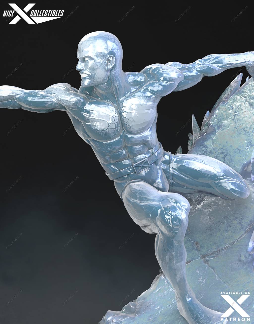 P站图纸印象馆 Nice X Collectibles 漫威 冰人 Nice X Collectibles 漫威 冰人