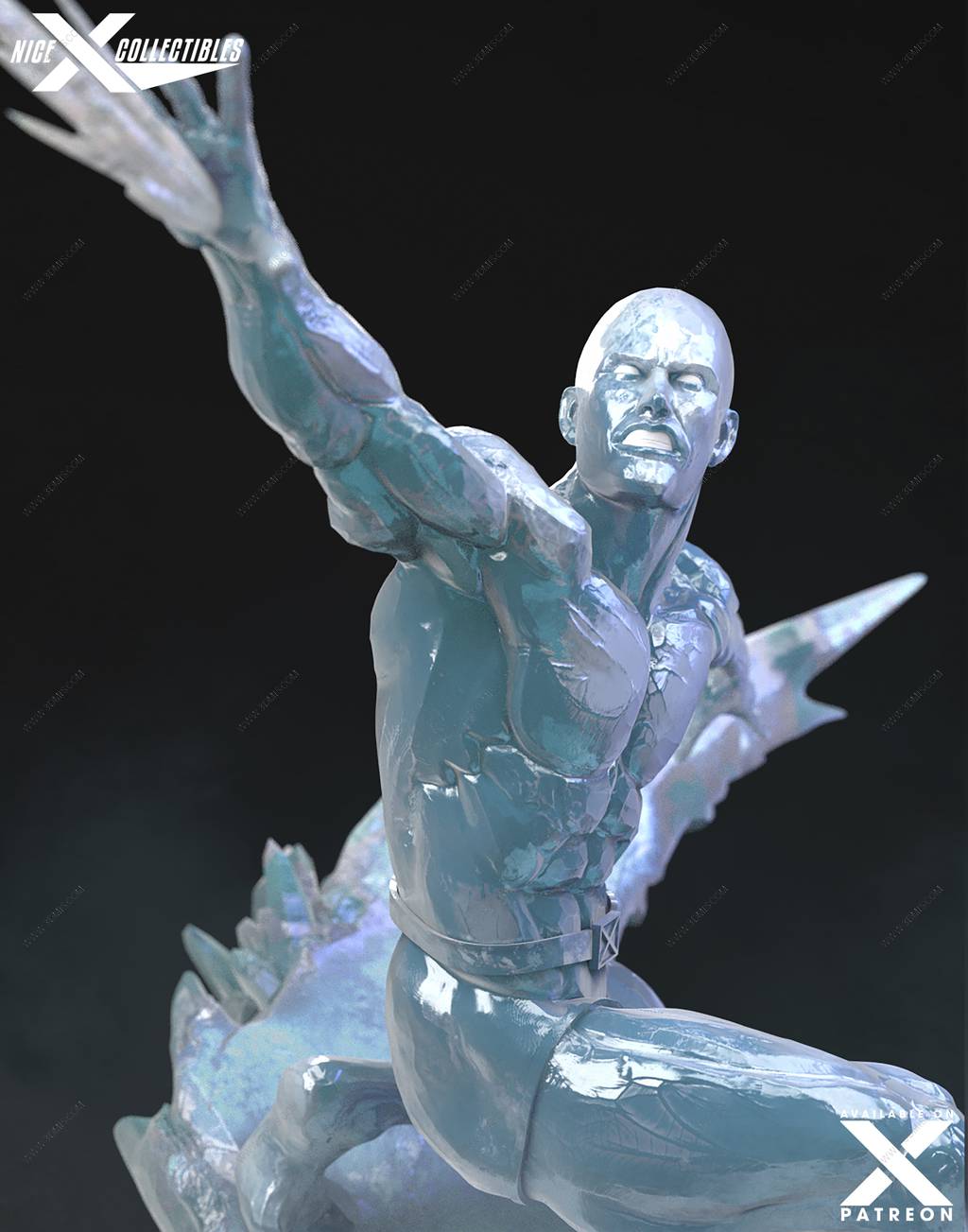 P站图纸印象馆 Nice X Collectibles 漫威 冰人 Nice X Collectibles 漫威 冰人