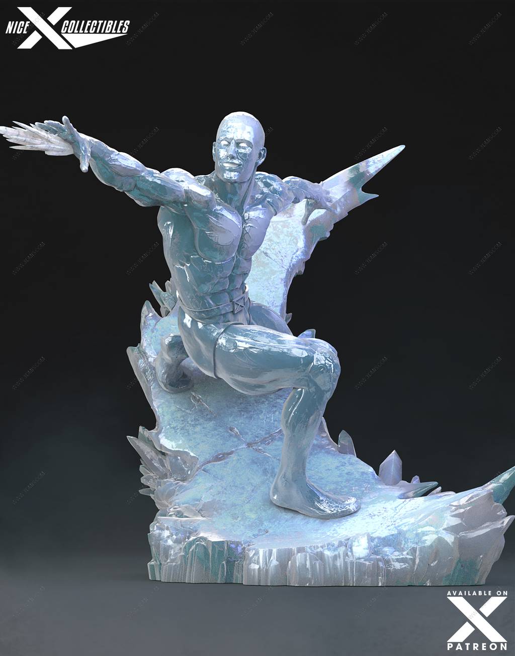 P站图纸印象馆 Nice X Collectibles 漫威 冰人 Nice X Collectibles 漫威 冰人