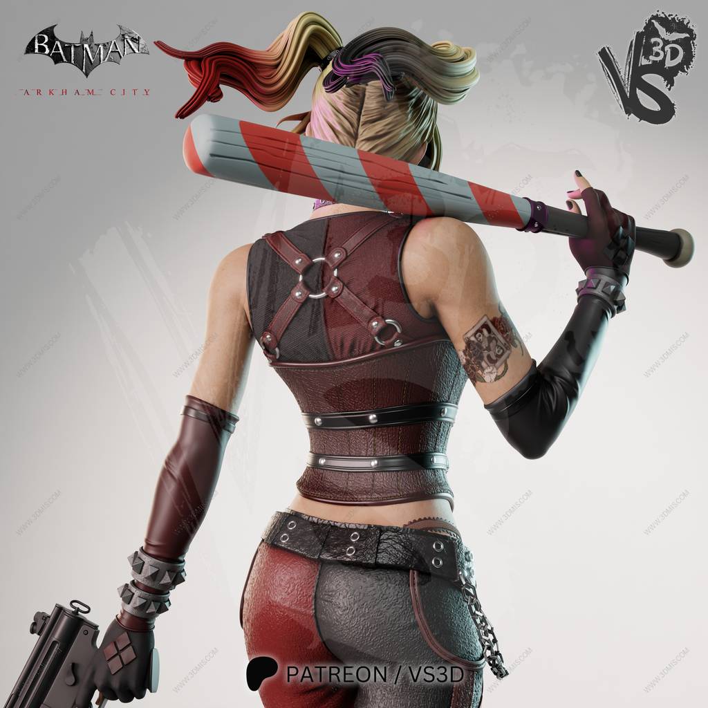 P站图纸印象馆 VS3D DC漫画 哈莉奎茵 VS3D DC漫画 哈莉奎茵