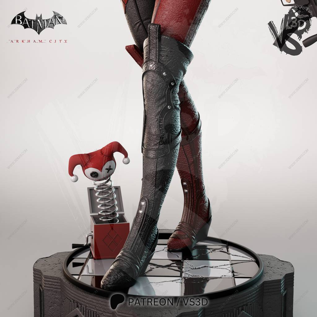 P站图纸印象馆 VS3D DC漫画 哈莉奎茵 VS3D DC漫画 哈莉奎茵