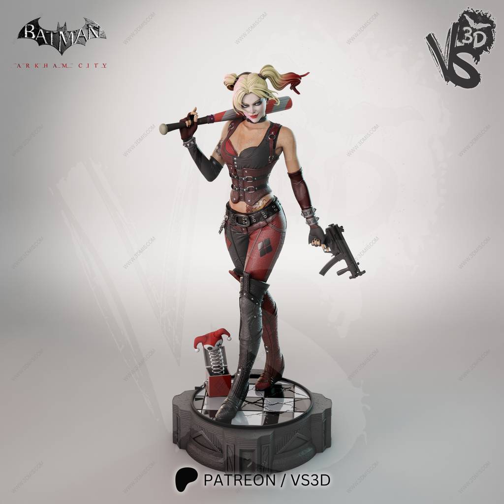 P站图纸印象馆 VS3D DC漫画 哈莉奎茵 VS3D DC漫画 哈莉奎茵