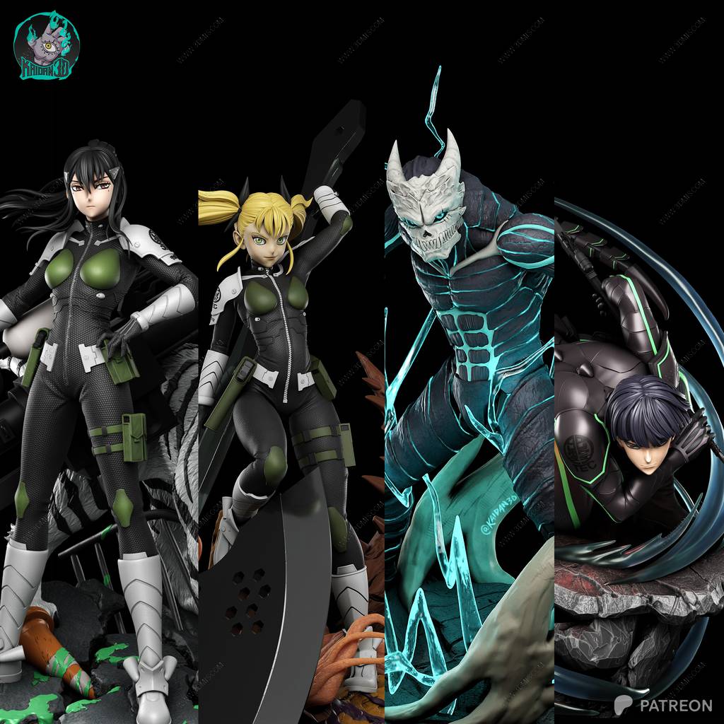 P站图纸印象馆 Kaidan 怪兽8号 亚白米娜 Kaidan 怪兽8号 亚白米娜