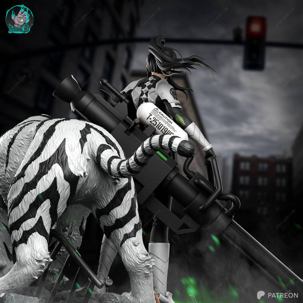 P站图纸印象馆 Kaidan 怪兽8号 亚白米娜 Kaidan 怪兽8号 亚白米娜