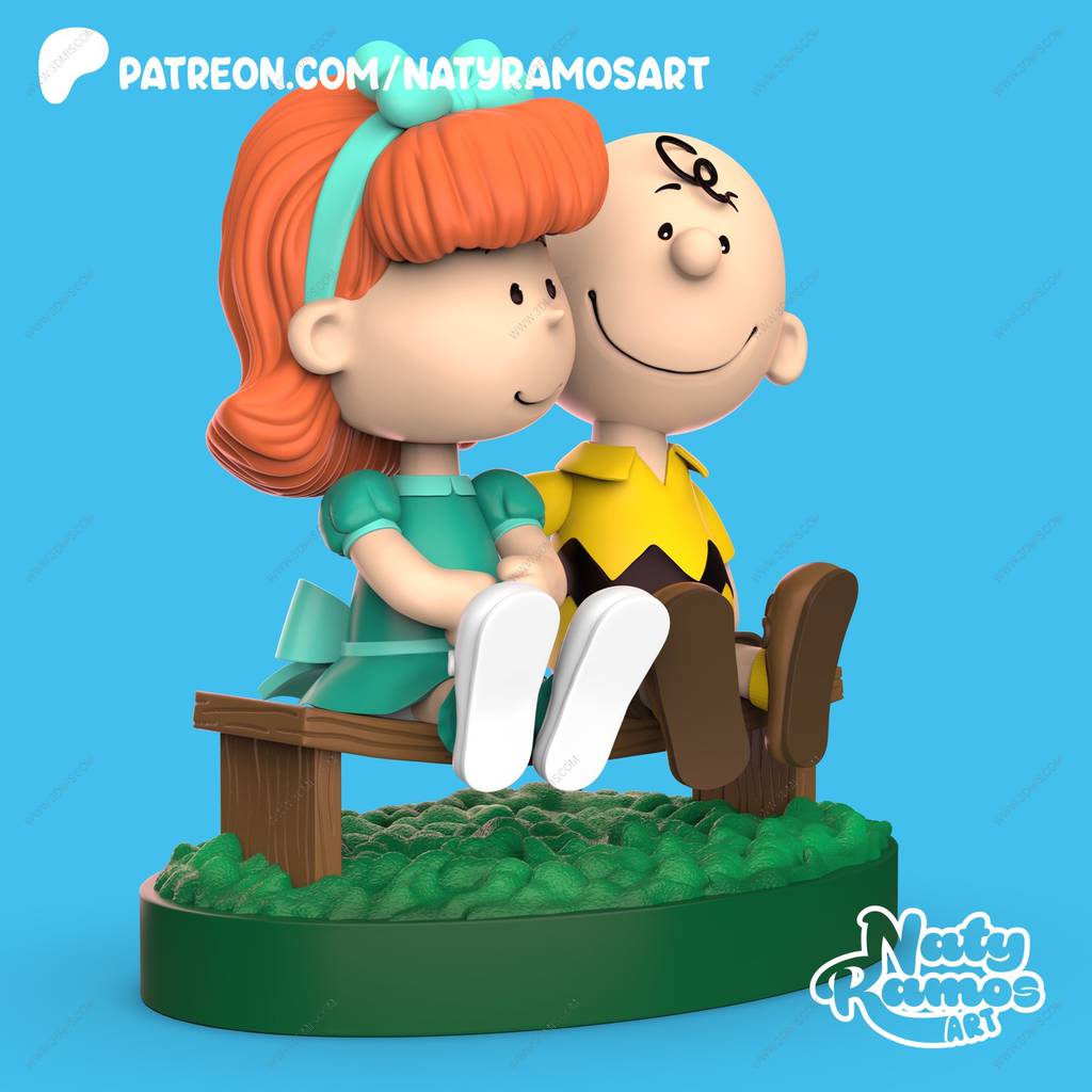 P站图纸印象馆 花生漫画 查理·布朗和佩吉·简 花生漫画 查理·布朗和佩吉·简