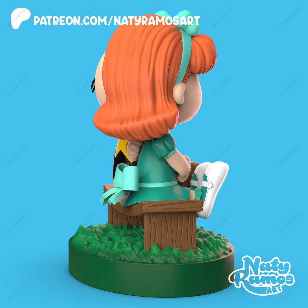 P站图纸印象馆 花生漫画 查理·布朗和佩吉·简 花生漫画 查理·布朗和佩吉·简