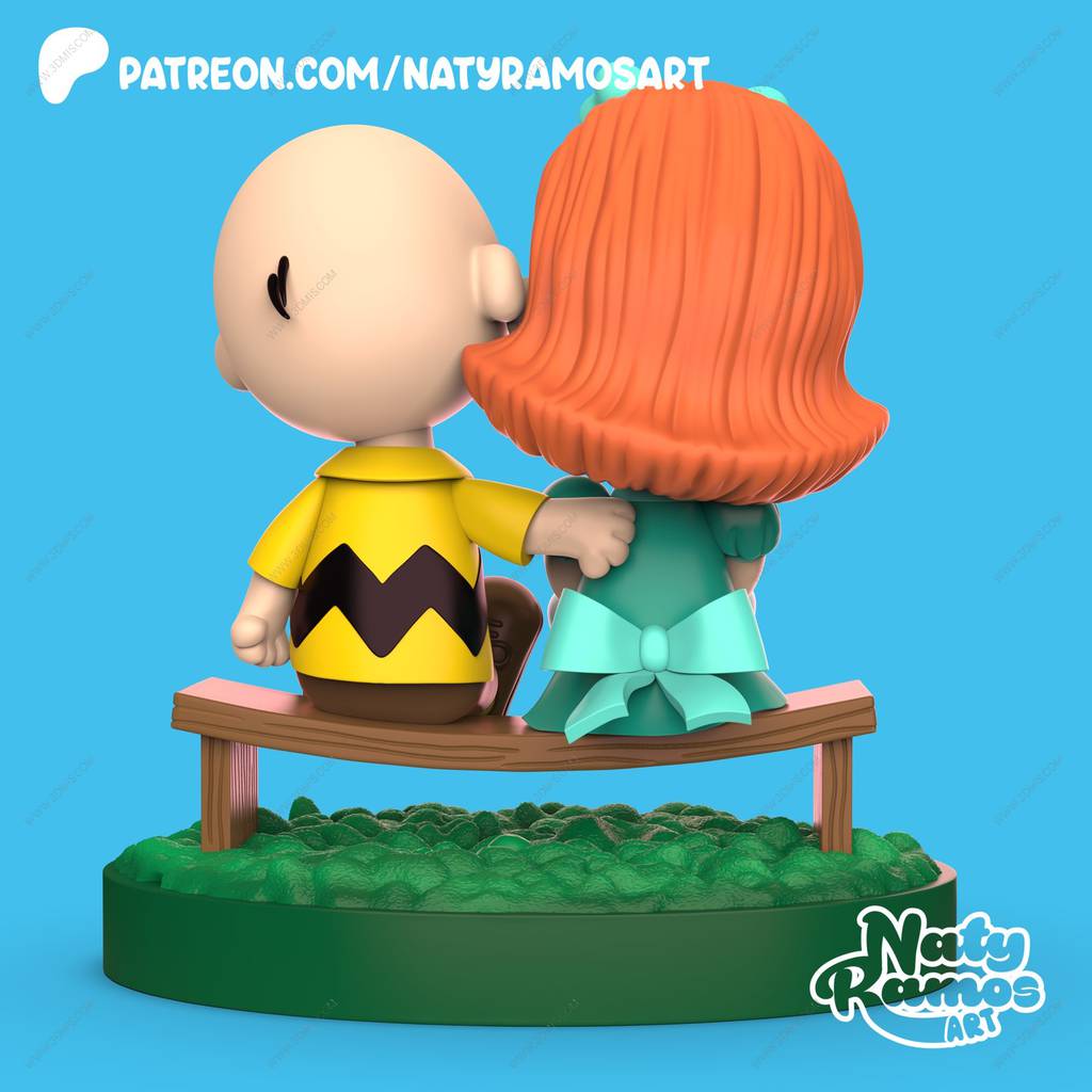 P站图纸印象馆 花生漫画 查理·布朗和佩吉·简 花生漫画 查理·布朗和佩吉·简