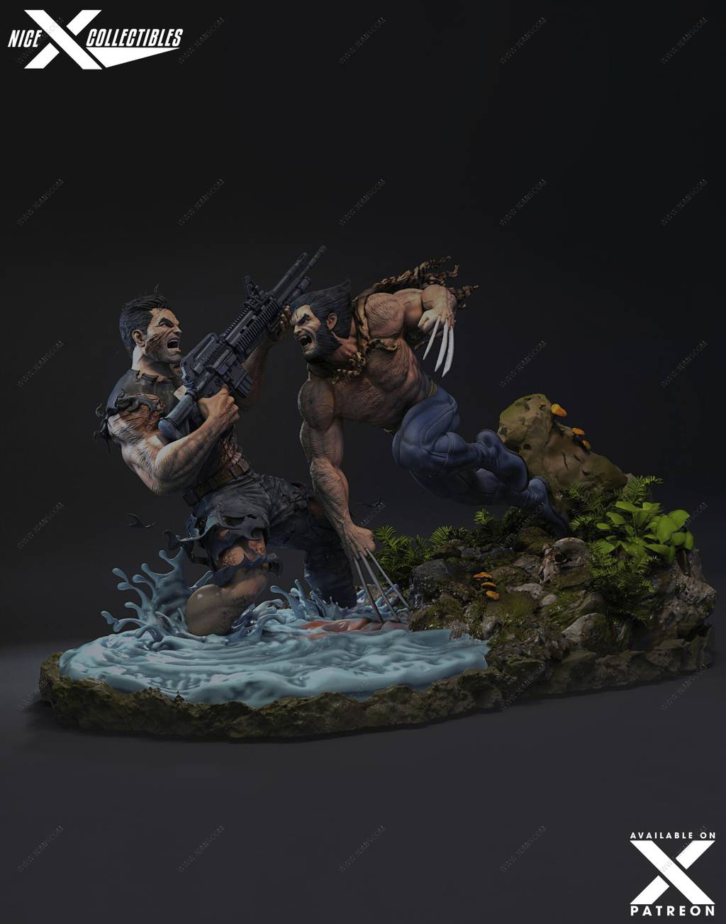 P站图纸印象馆 Nice X Collectibles 漫威 惩罚者大战金钢狼 Nice X Collectibles 漫威 惩罚者大战金钢狼