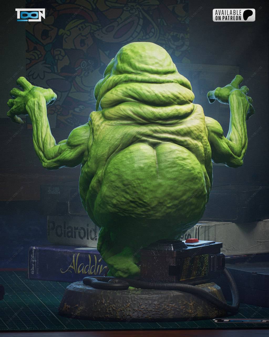 P站图纸印象馆 Toon Studios 捉鬼敢死队 史莱姆 Toon Studios 捉鬼敢死队 史莱姆