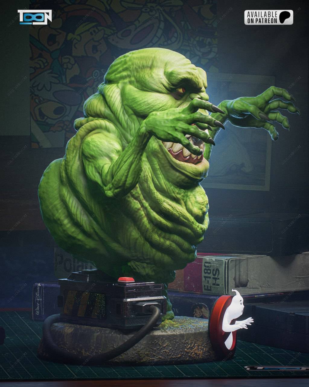 P站图纸印象馆 Toon Studios 捉鬼敢死队 史莱姆 Toon Studios 捉鬼敢死队 史莱姆