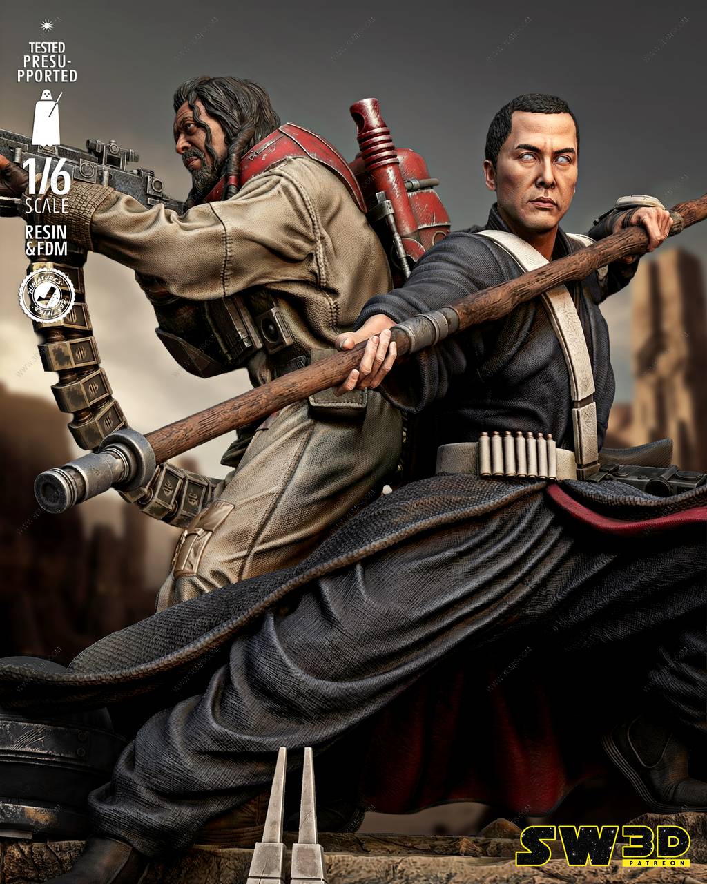 P站图纸印象馆 SW3D 星球大战 奇鲁特·英威和贝兹·马彪斯 SW3D 星球大战 奇鲁特·英威和贝兹·马彪斯