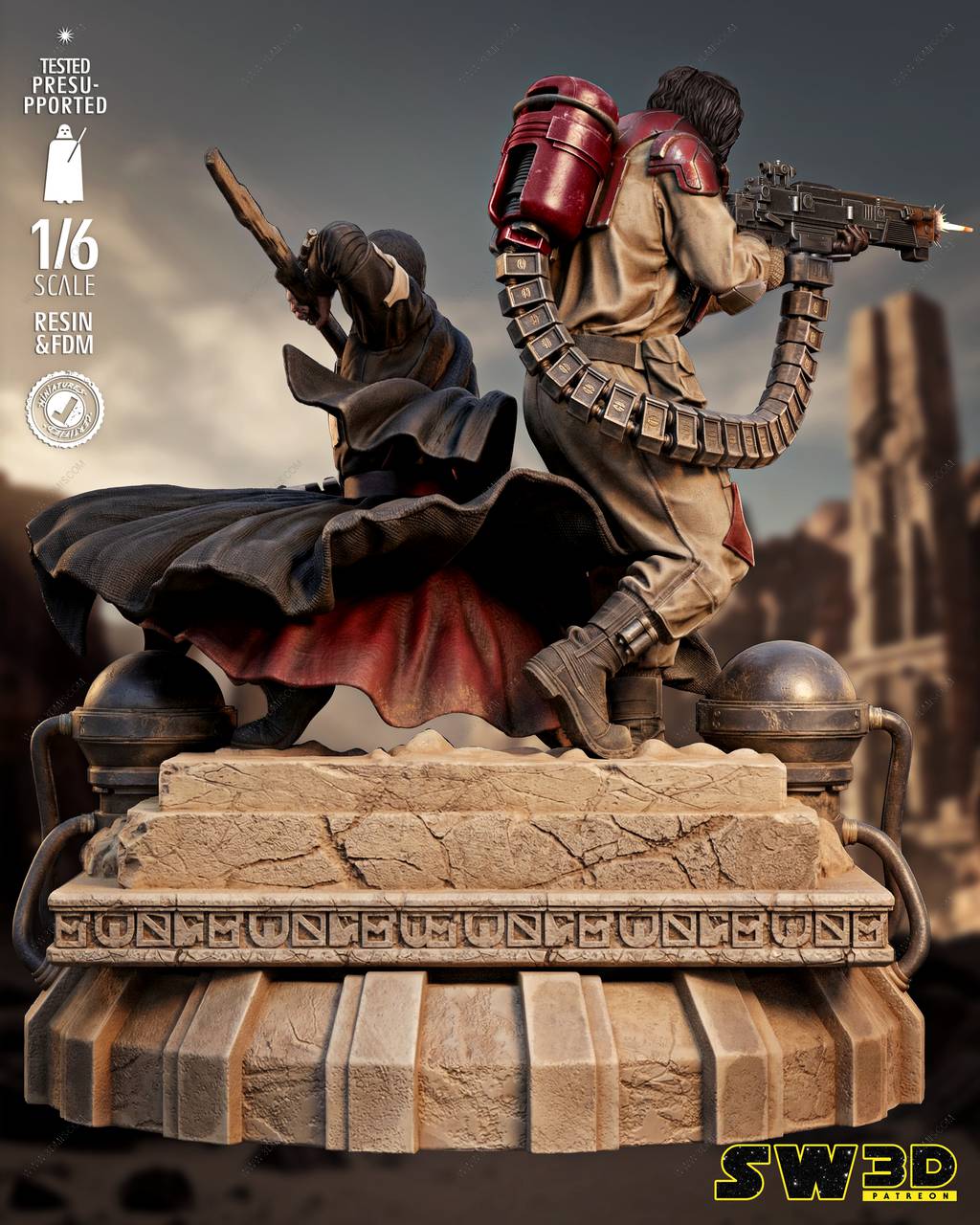 P站图纸印象馆 SW3D 星球大战 奇鲁特·英威和贝兹·马彪斯 SW3D 星球大战 奇鲁特·英威和贝兹·马彪斯