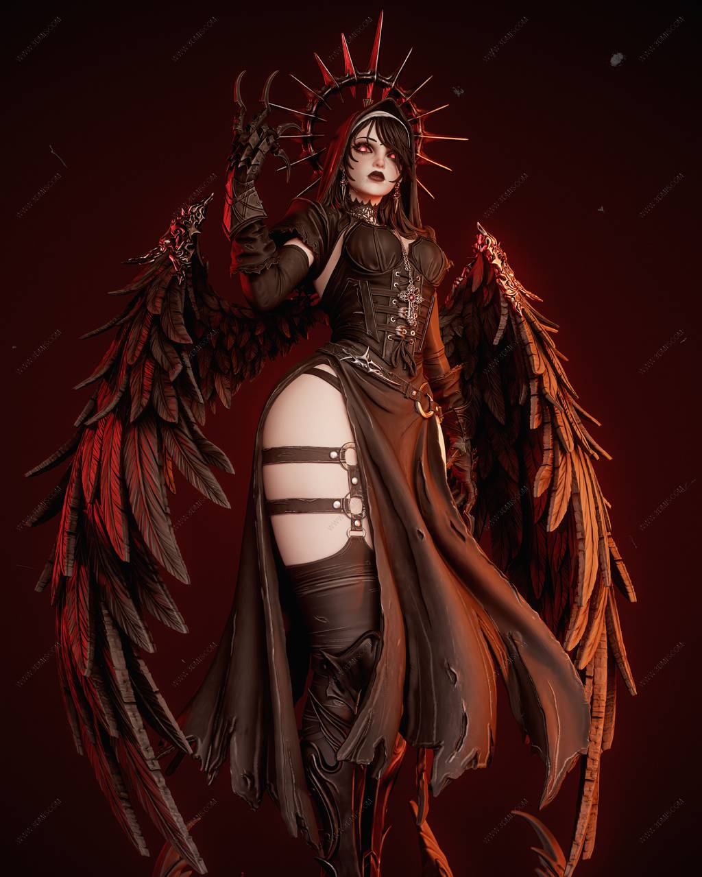 P站图纸印象馆 CA3D 堕落修女 CA3D 堕落修女