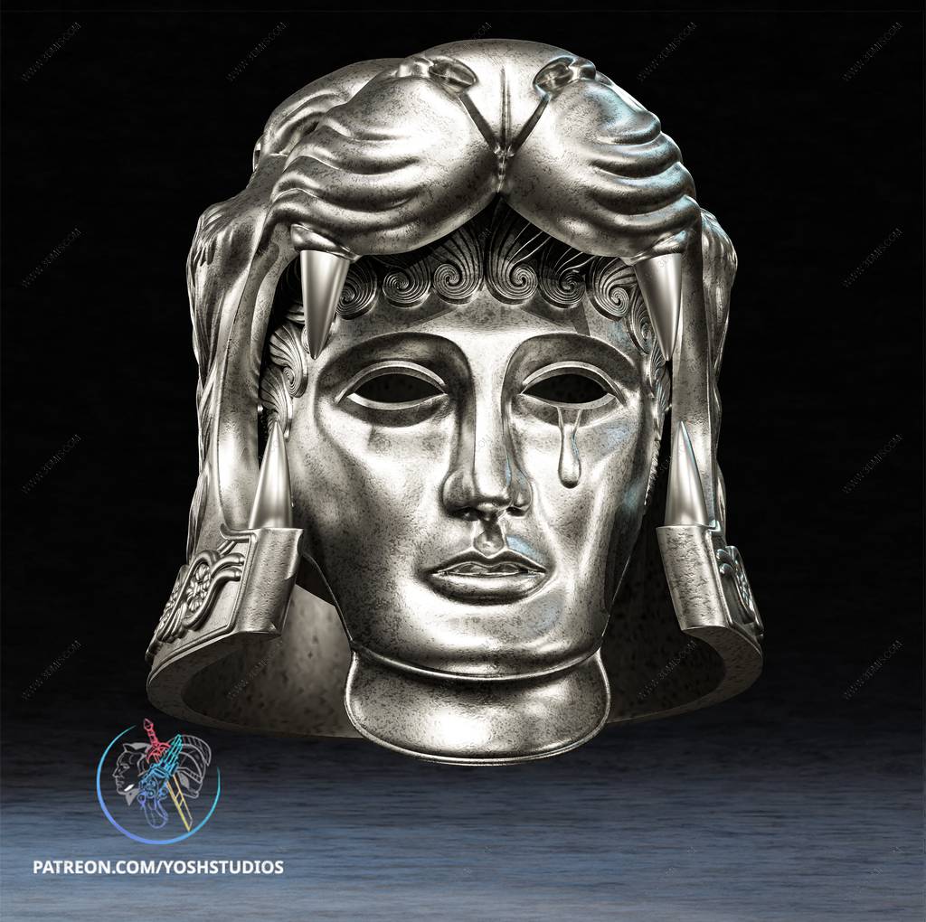 P站图纸印象馆 Yosh 角斗士 高卢猛虎的头盔 Yosh 角斗士 高卢猛虎的头盔