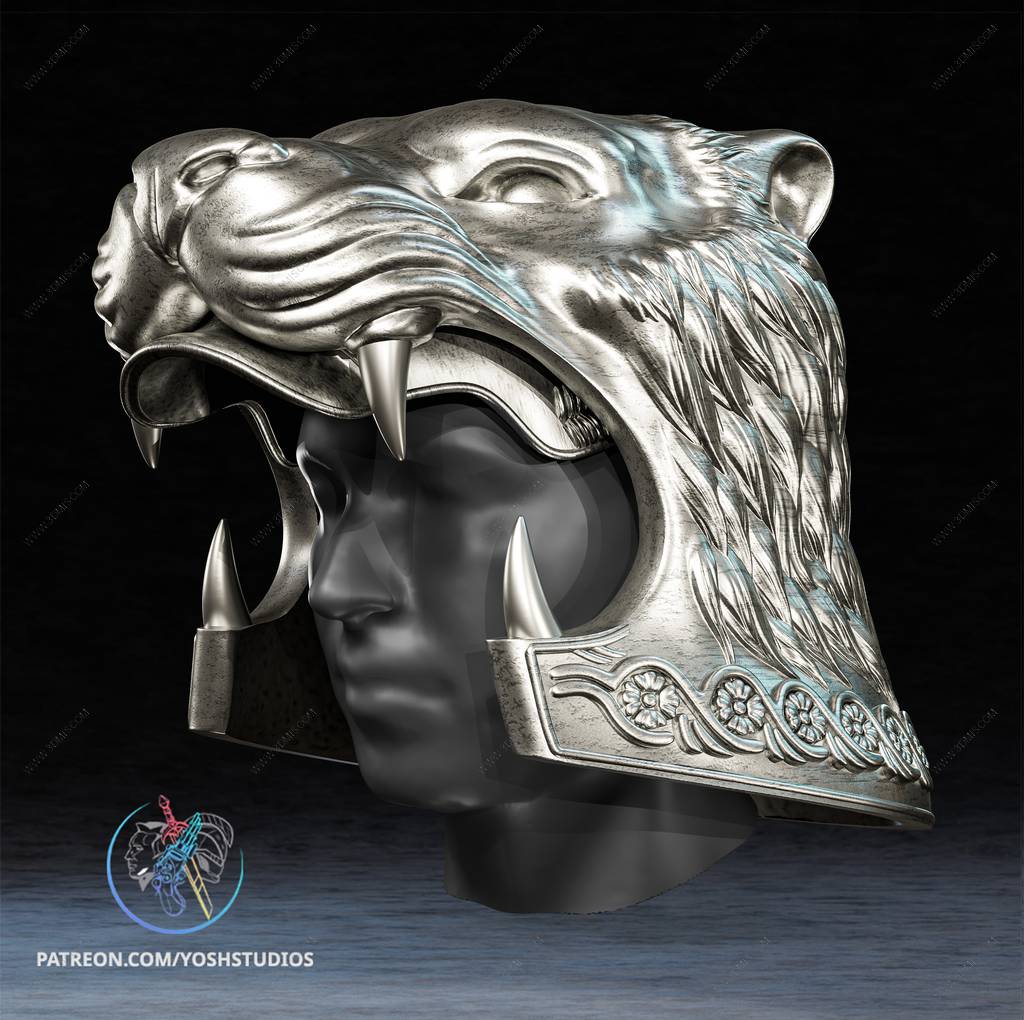 P站图纸印象馆 Yosh 角斗士 高卢猛虎的头盔 Yosh 角斗士 高卢猛虎的头盔