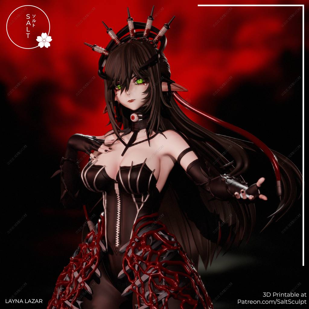 P站图纸印象馆 虚拟偶像 莱娜娜酱 虚拟偶像 莱娜娜酱