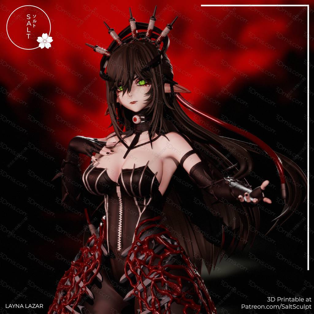 P站图纸印象馆 虚拟偶像 莱娜娜酱 虚拟偶像 莱娜娜酱