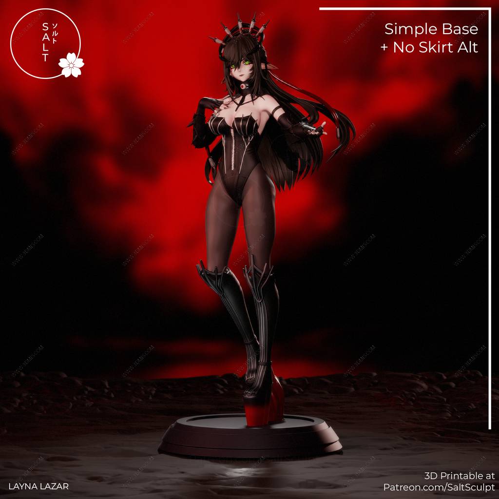 P站图纸印象馆 SaltSculpt 虚拟偶像 莱娜娜酱 SaltSculpt 虚拟偶像 莱娜娜酱