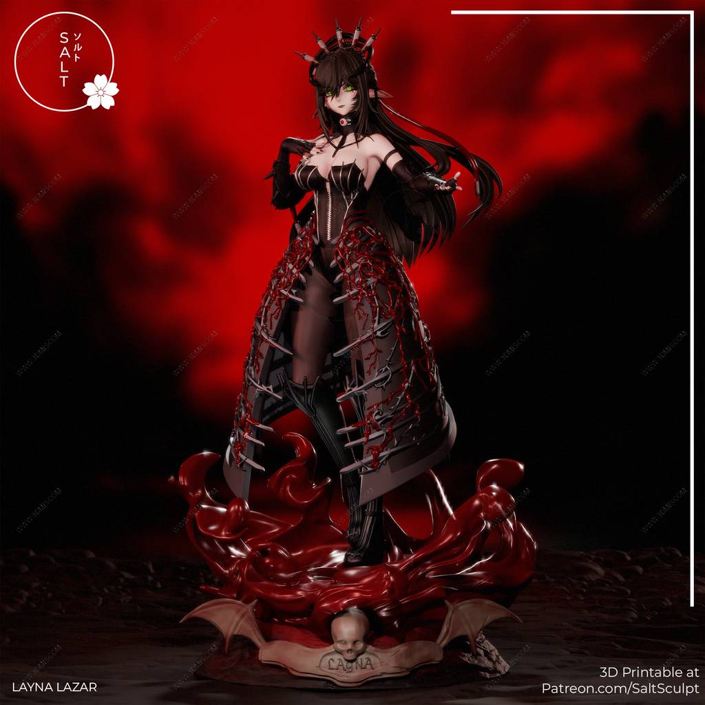 P站图纸印象馆 SaltSculpt 虚拟偶像 莱娜娜酱 SaltSculpt 虚拟偶像 莱娜娜酱