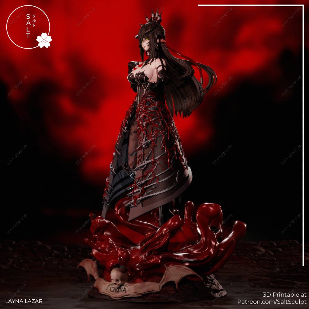 P站图纸印象馆 SaltSculpt 虚拟偶像 莱娜娜酱 SaltSculpt 虚拟偶像 莱娜娜酱