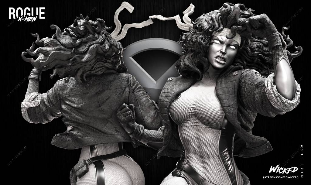 P站图纸印象馆 3DWicked 漫威 罗刹女 3DWicked 漫威 罗刹女