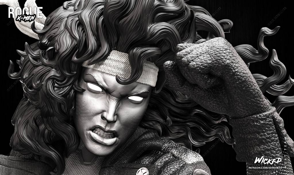 P站图纸印象馆 3DWicked 漫威 罗刹女 3DWicked 漫威 罗刹女