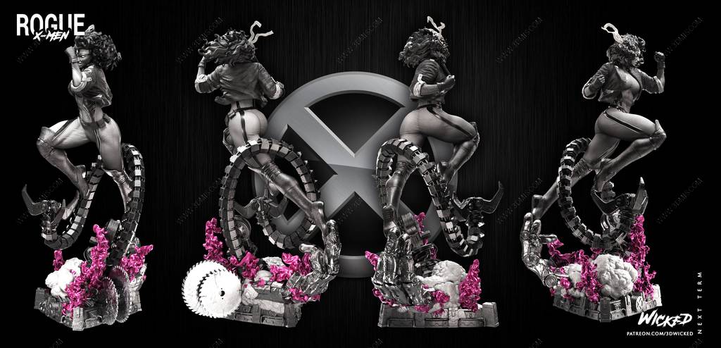 P站图纸印象馆 3DWicked 漫威 罗刹女 3DWicked 漫威 罗刹女