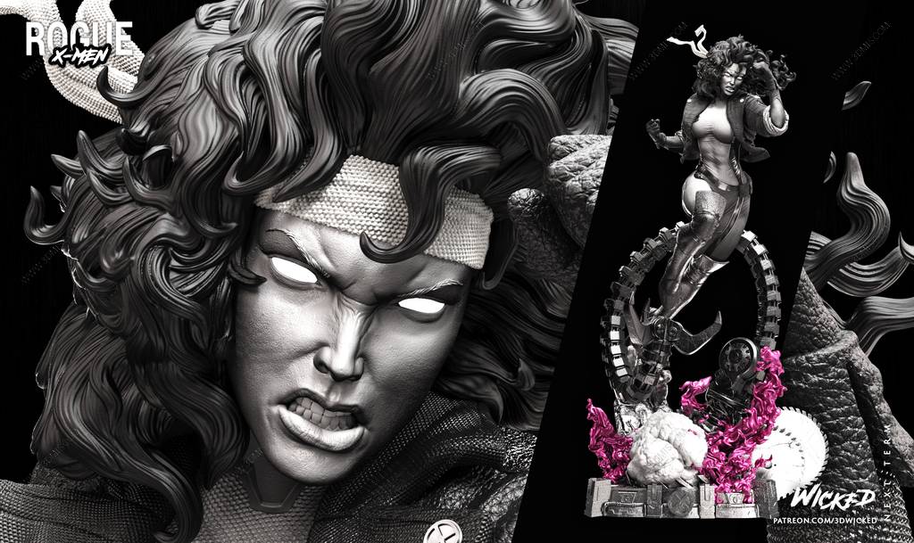 P站图纸印象馆 3DWicked 漫威 罗刹女 3DWicked 漫威 罗刹女