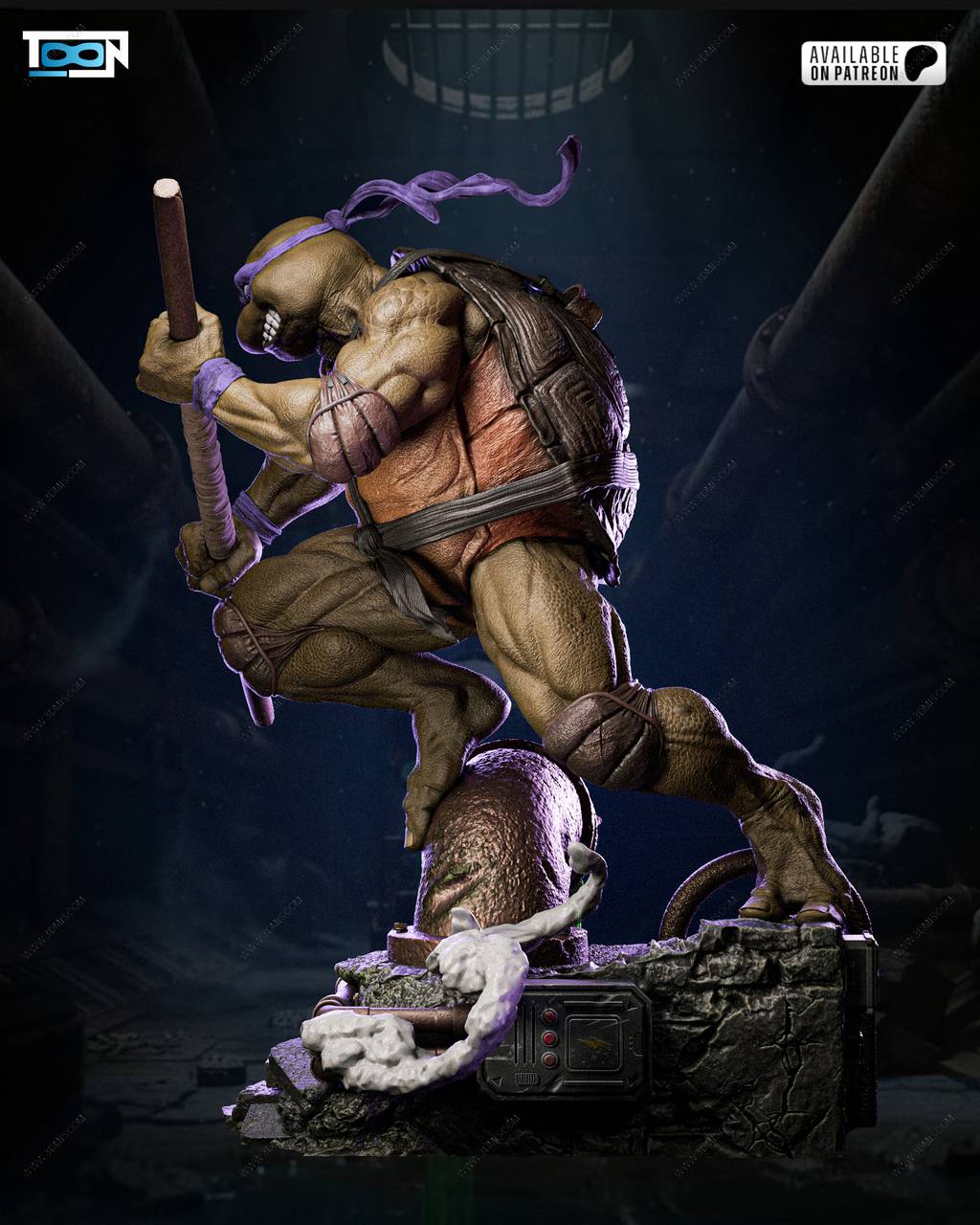 P站图纸印象馆 Toon Studios 忍者神龟 多纳泰罗 Toon Studios 忍者神龟 多纳泰罗