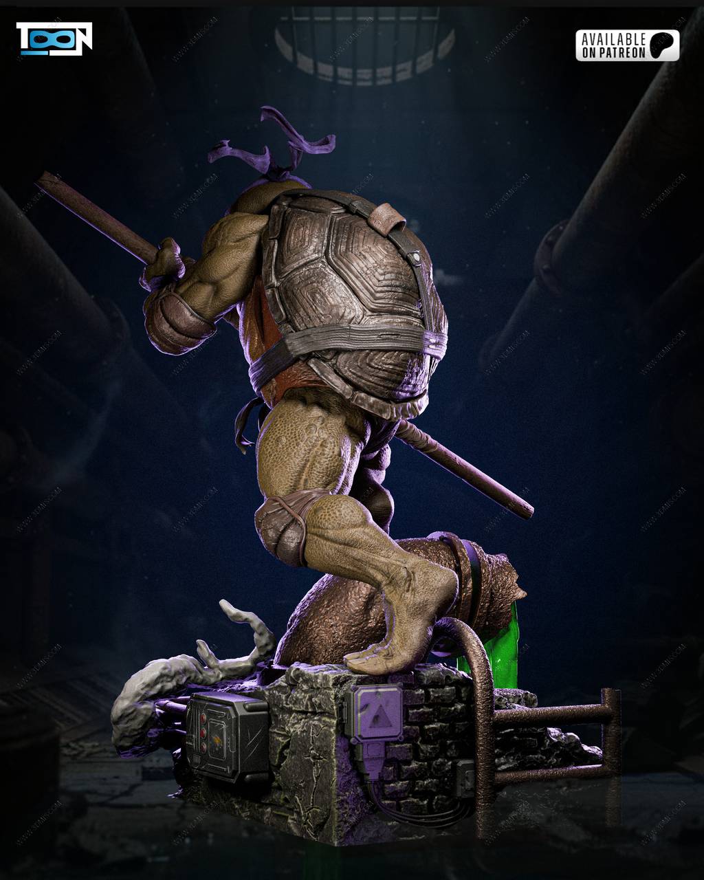 P站图纸印象馆 Toon Studios 忍者神龟 多纳泰罗 Toon Studios 忍者神龟 多纳泰罗