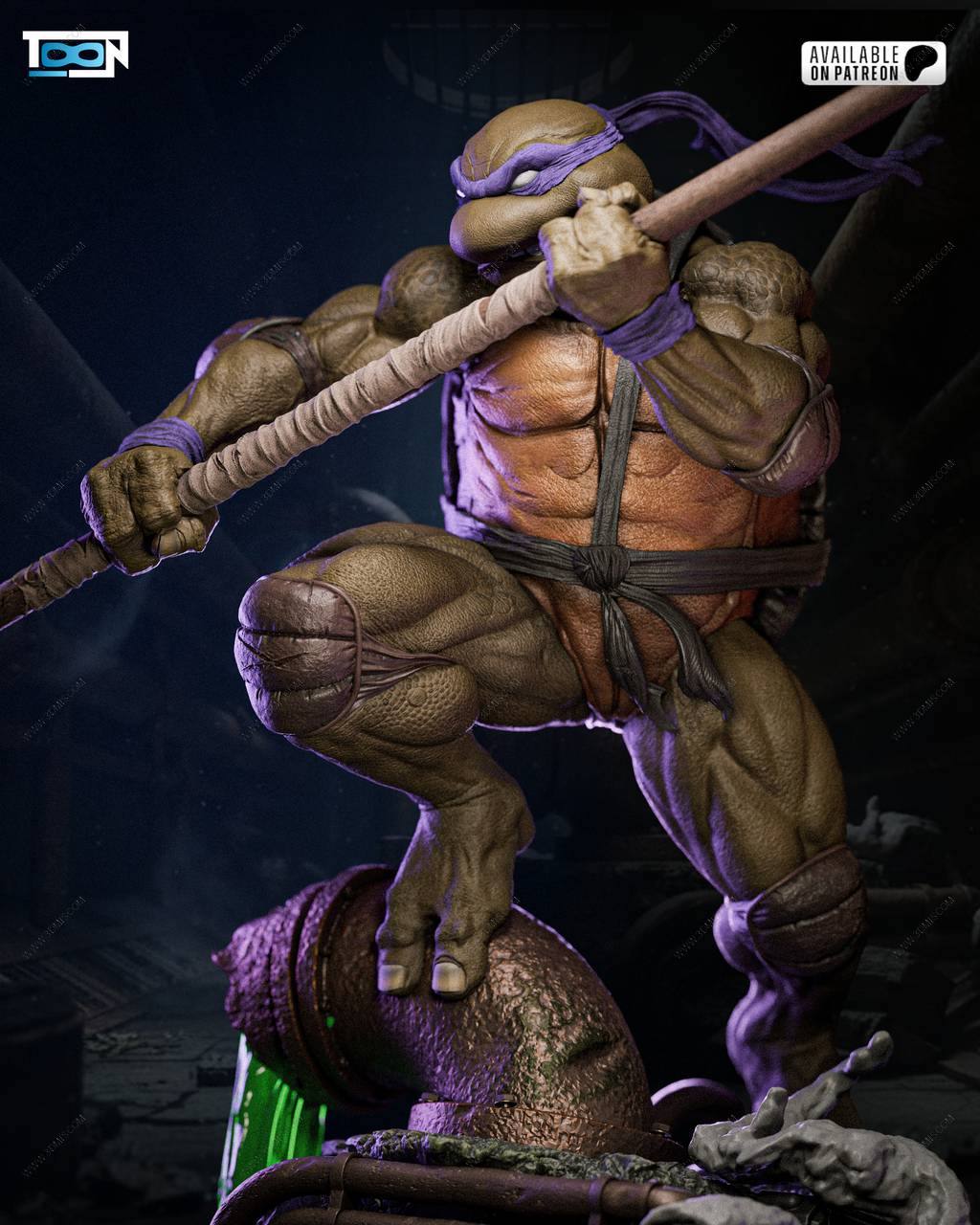 P站图纸印象馆 Toon Studios 忍者神龟 多纳泰罗 Toon Studios 忍者神龟 多纳泰罗