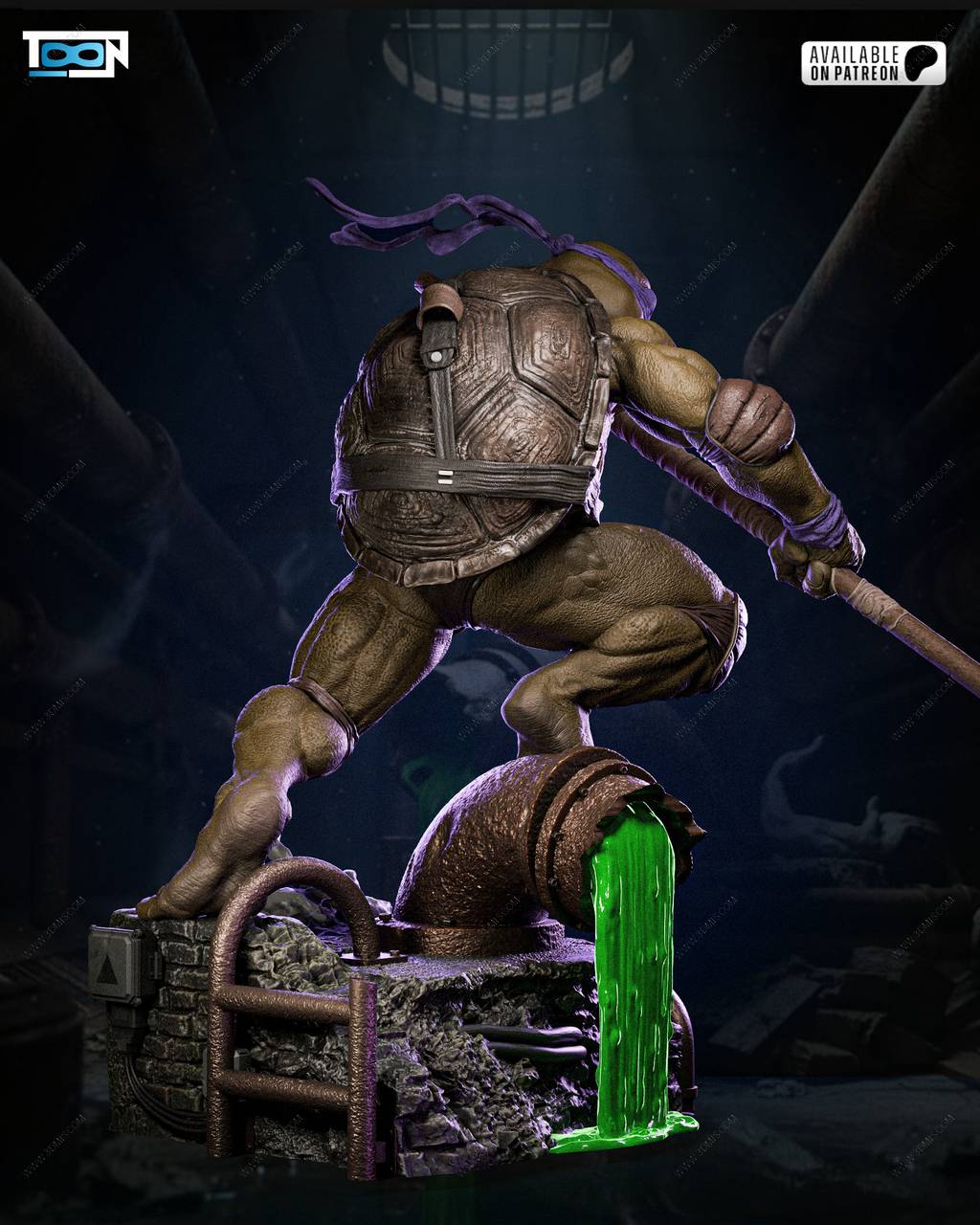P站图纸印象馆 Toon Studios 忍者神龟 多纳泰罗 Toon Studios 忍者神龟 多纳泰罗