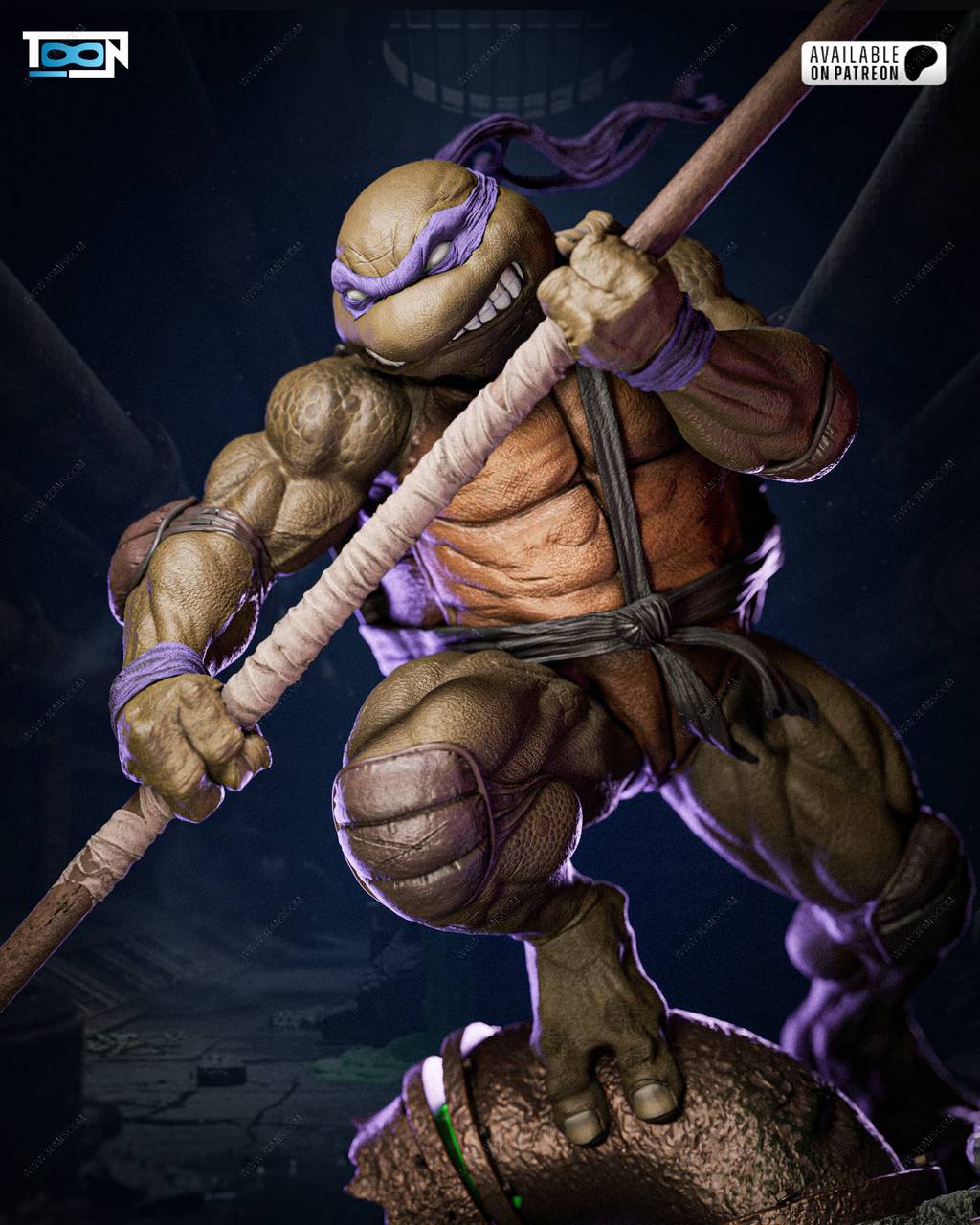 P站图纸印象馆 Toon Studios 忍者神龟 多纳泰罗 Toon Studios 忍者神龟 多纳泰罗