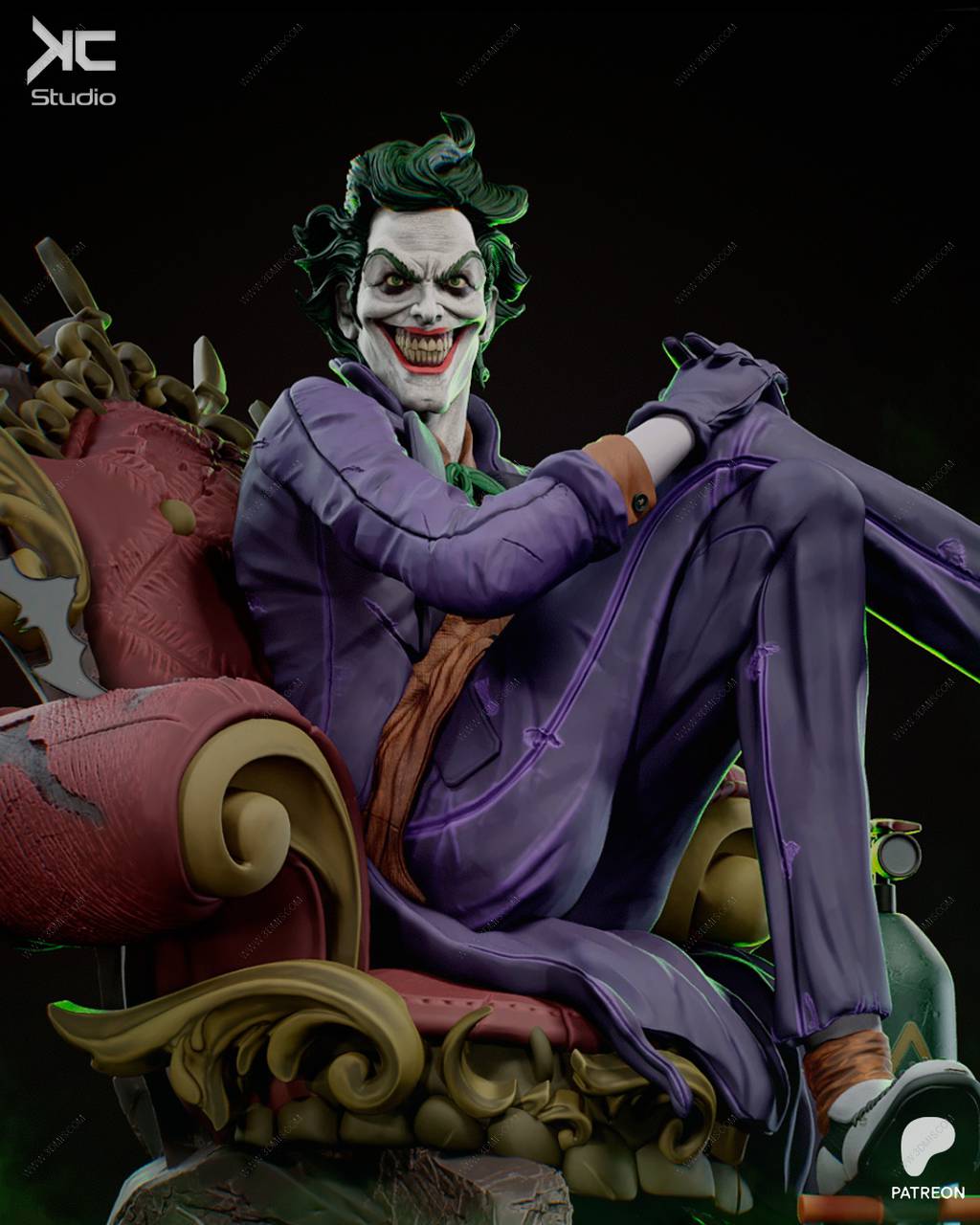 P站图纸印象馆 KcStudio DC漫画 小丑 KcStudio DC漫画 小丑