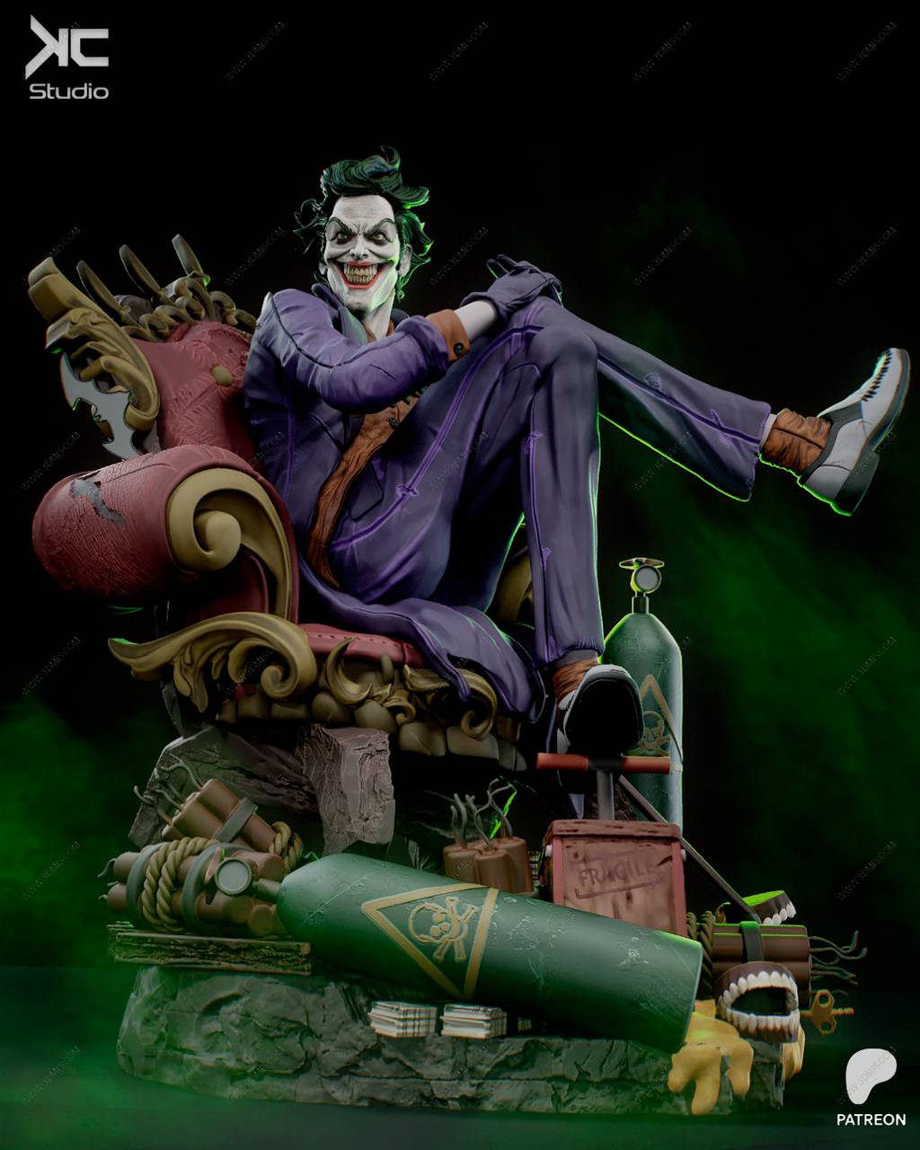 P站图纸印象馆 KcStudio DC漫画 小丑 KcStudio DC漫画 小丑