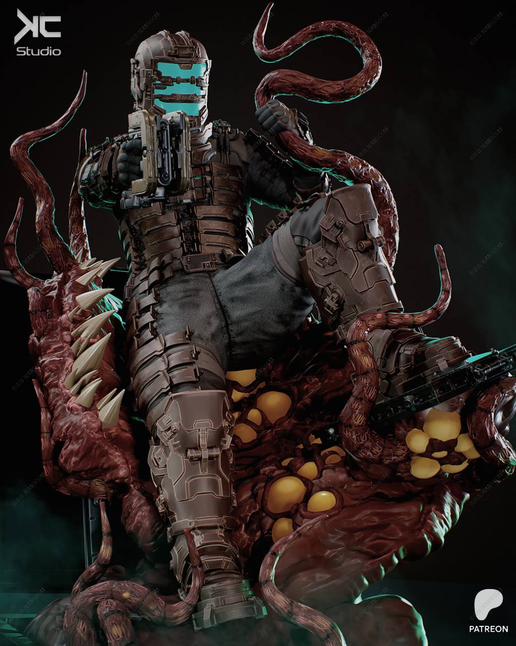 P站图纸印象馆 KcStudio 死亡空间 艾萨克·克拉克 KcStudio 死亡空间 艾萨克·克拉克