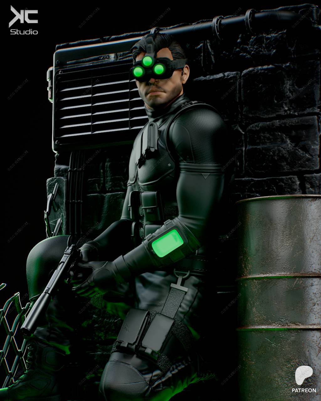 P站图纸印象馆 KcStudio 细胞分裂 山姆.费舍尔 KcStudio 细胞分裂 山姆.费舍尔