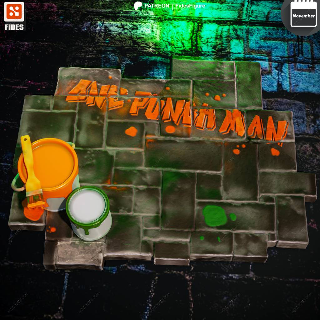 P站图纸印象馆 Fides Figure 一拳超人 龙卷 Fides Figure 一拳超人 龙卷